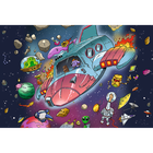 Trefl, Rodzina Treflików, Gonduś w rakiecie, puzzle, 100 elementów