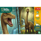Trefl, Rodzina Treflików, Inspired By Dino World, Brontosaurus, puzzle, 100 elementów