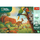 Trefl, Rodzina Treflików, Inspired By Nature, Koala i kangury, puzzle, 100 elementów