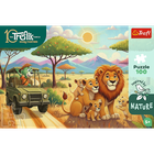 Trefl, Rodzina Treflików, Inspired By Nature, Lwy, puzzle, 100 elementów