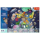 Trefl, Rodzina Treflików, Wujcio w kosmosie, puzzle, 100 elementów