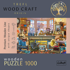 Trefl, Sklep z antykami, puzzle drewniane, 1000 elementów