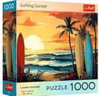 Trefl, Surfing Sunset, USA, puzzle, 1000 elementów