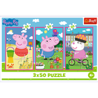 Trefl, Świnka Peppa, Siła przyjaźni, puzzle, 3-50 elementów