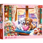 Trefl, Szczenięca miłość, puzzle, 500 elementów