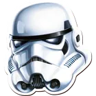 Trefl, Wood Craft, Hełm Szturmowca, puzzle drewniane konturowe, 160 elementów