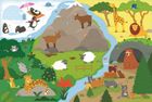 Trefl, Zwierzątka i ich domki, puzzle maxi, 15 elementów