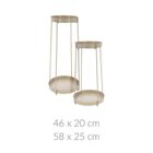 Trends 4 You, kwietnik metalowy stojący, Simple, na 4 doniczki