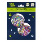 Trik&Roll, piłka dla kota, 6 cm, 2 szt.