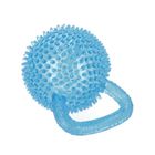 Trik&Roll, zabawka dla psa, piłka z uchwytem, niebieska, 9,5 cm