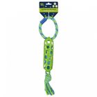 Trik&Roll, zabawka dla psa, szarpak z gumową siatką, zielony, 40 cm