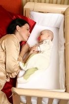Troll Nursery, Bedside Crib, łóżeczko dostawne, brzoza