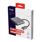 Trust, Dalyx, adapter, USB-C, 3w1