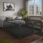 Tulano, Cozy 28, kojec dziecięcy, graphite, 200 cm