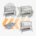 Tulano, Dream 50, łóżeczko dostawne, lighte-grey