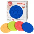 Tullo, dyski sensoryczne, różne faktury, 4 szt.