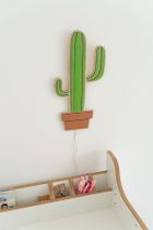 tupti.lights, lampka nocna dla dzieci, drewniana, kaktus