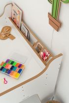 tupti.wood, biurko i krzesełko regulowane