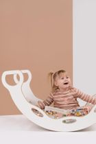 tupti.wood, duży bujak montessori z uchwytami