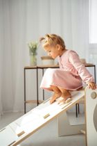 tupti.wood, kostka wielozadaniowa + mała zjeżdżalnia, drabinka