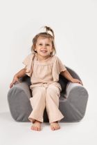 tupti.wood, piankowy fotelik, szary