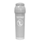 Twistshake, butelka antykolkowa, 330 ml, pastelowa szara