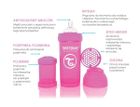 Twistshake, pojemniki, 100 ml, czarne