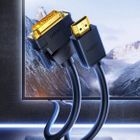 Ugreen, kabel, HD106 DVI 24+1 pin/HDMI FHD, 60Hz, 1.5m, czarny