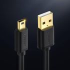 Ugreen, US132, kabel USB - mini USB, czarny, 1m