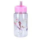 Unicorn Academy, Drink Up, bidon ze słomką, różowy, 450 ml