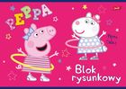 Unipap, Świnka Peppa, blok rysunkowy, A4, 20 kartek