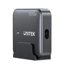 Unitek, ładowarka biurkowa, GAN 100W 2XUSB-A 2XUSB-C, czarna