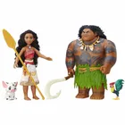 Vaiana, Maui, lalki, zestaw, 2 szt.