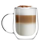 Vialli Design, Amo, komplet 2 szklanek z podwójną ścianką, 300 ml