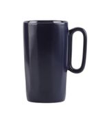 Vialli Design, dwa kubki ceramiczne z uszkiem, 330 ml, Fuori granatowe