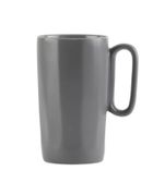 Vialli Design, dwa kubki ceramiczne z uszkiem, 330 ml, Fuori szare