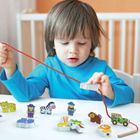 Viga Toys, Życie na farmie, klocki do nawlekania, 12 elementów
