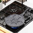 Vilde, Basic Line, patelnia do jajek, granitowa, 7 otworów, 26 cm