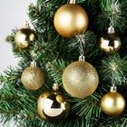 Vilde, bombki choinkowe, nietłukące, złote 4 cm, 6 cm, 100 szt.