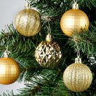 Vilde, bombki choinkowe, nietłukące, złote, 5 cm, 24 szt.