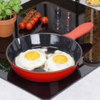 Vilde, Cast Enamel, patelnia żeliwna emaliowana z silikonową nakładką, 25 cm