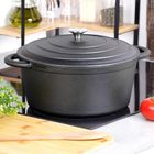 Vilde, Cast Line, garnek z pokrywką, żeliwny, 5,9l