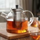 Vilde, dzbanek z zaparzaczem do herbaty, żaroodporny, szklany, 1,2 l