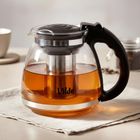 Vilde, dzbanek z zaparzaczem do herbaty, żaroodporny, szklany, 1,5 l