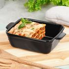 Vilde, naczynie żaroodporne, ceramiczne, czarne, 350 ml