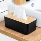 Vilde, pojemnik na chusteczki, czarny, 24-13-9,5 cm