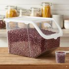 Vilde, pojemnik na warzywa i owoce, z pokrywką, przezroczysty, 12 l