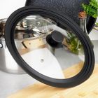 Vilde, pokrywka szklana silikonowa, uniwersalna, 28/30/32 cm