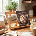 Vilde, stojak na książkę kucharską, bambusowy, regulowany