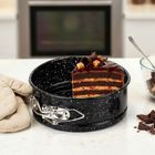 Vilde, tortownica rozpinana, granitowa, 12 cm